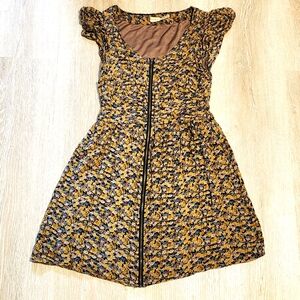 Blue Bird Zipper Dress Size Small